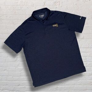 Columbia Omni-Wick NAU Lumberjacks Golf Polo Shirt – Size XL – Navy Blue